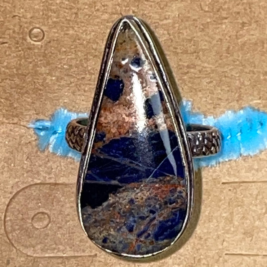 Sunset Sodalite Ring~~7 1/2~~