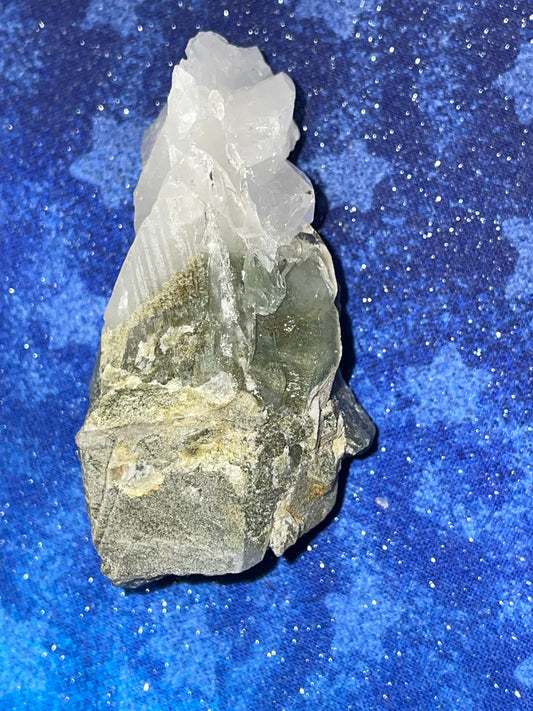 Hedenbergite Quartz Raw Specimen