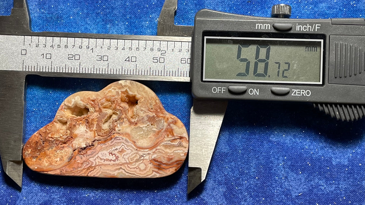 Crazy Lace Agate~~Apricot