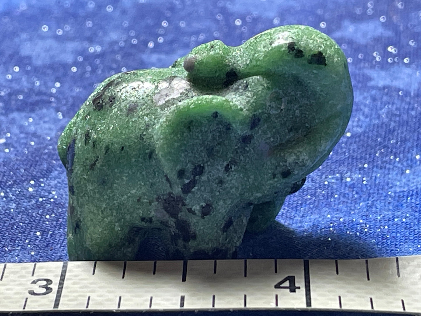 Ruby in Zoisite Elephant