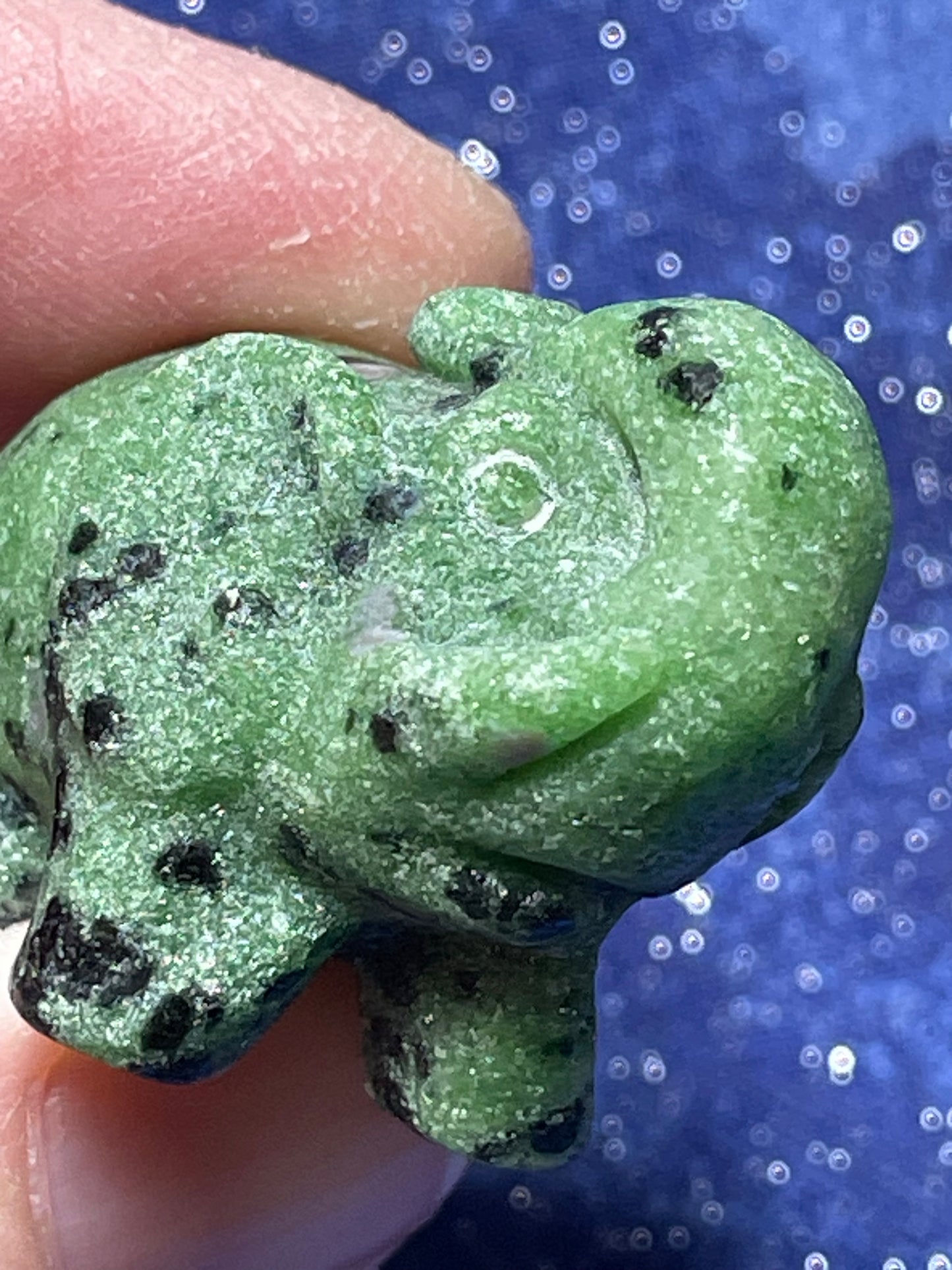 Ruby in Zoisite Elephant