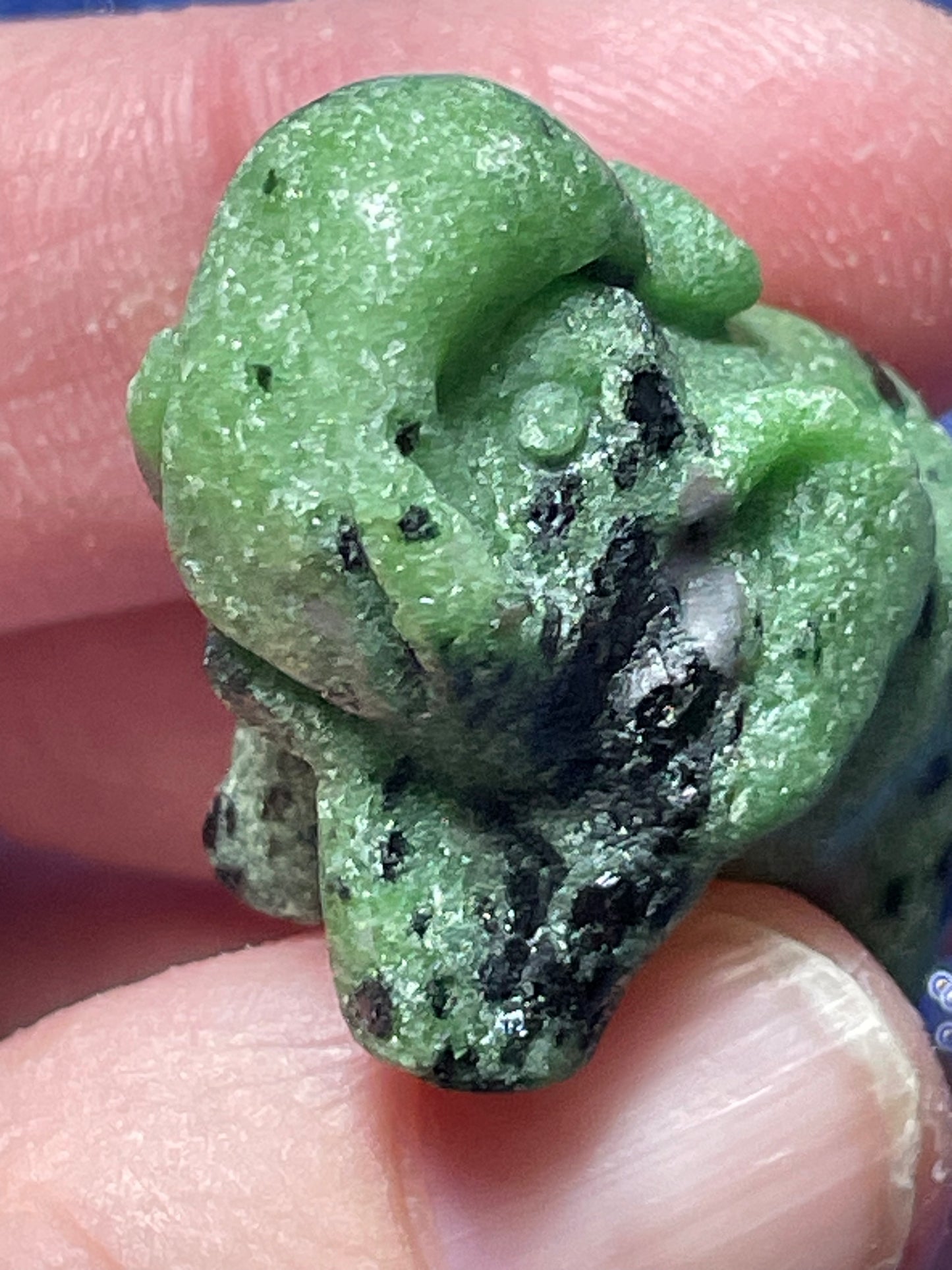 Ruby in Zoisite Elephant