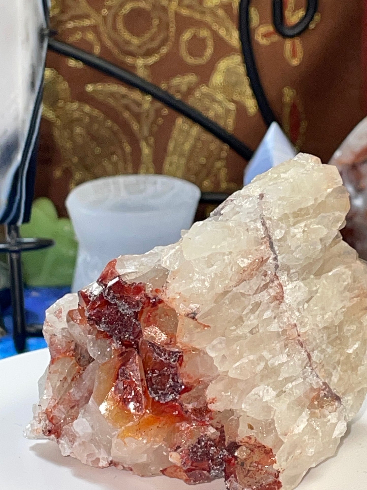 Fire Quartz Raw Specimen **large chunk**
