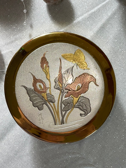 Chokin Porcelain Decorative Trinket Box
